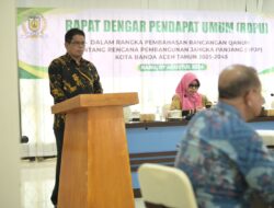 Banleg DPRK Banda Aceh di Gelar RDPU Raqan RPJP Tahun 2025-2045