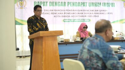 Banleg DPRK Banda Aceh di Gelar RDPU Raqan RPJP Tahun 2025-2045