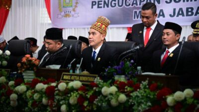 40 Anggota DPRK Aceh Besar Hasil Pemilu 2024, di Lantik