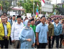 Diusung 4 Parnas dan 1 Parlok, Illiza-Afhdal Mendaftar ke KIP Banda Aceh 