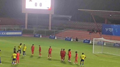 2 Drama Laga Pembuka Cabor Sepak Bola PON Aceh-Sumut Berakhir Imbang