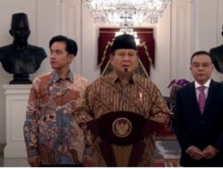 Berikut Menteri Kabinet Merah Putih Yang Diumumkan Presiden Prabowo di Istana