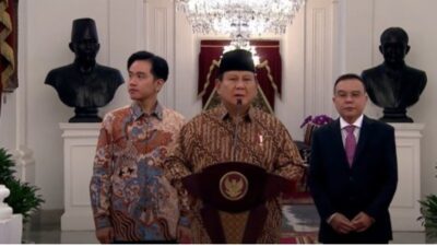 Berikut Menteri Kabinet Merah Putih Yang Diumumkan Presiden Prabowo di Istana