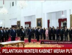 Presiden Prabowo Lantik Menteri Kabinet Merah Putih