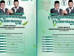 Lomba Menulis “Pemikiran Tu Sop” dan Surat untuk “Bustami-Syaikh Fadhil”, Berikut Juaranya