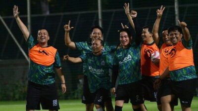Tim Wapres Permalukan Pemuda Muhammadiyah di Fun Football, Gibran Cetak Gol Pembuka, unggul 6-3